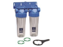 WASSERFILTER GEHÄUSE 10" DUO (FHPRCL-B-TWIN)