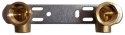 Listwa montażowa do baterii 15x1/2" - 150mm / miedź