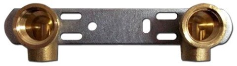 Listwa montażowa do baterii 15x1/2" - 150mm / miedź Listwa montażowa do baterii 15x1/2" - 150mm / miedź