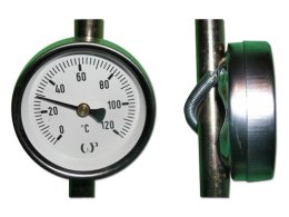 Termometr fi63mm 0-120 °C opaskowy