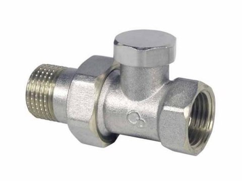 Zawór grzejnikowy odcinający 1/2" prosty Zawór grzejnikowy odcinający 1/2" prosty